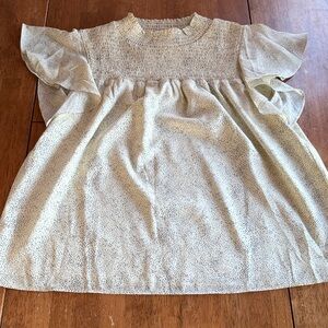 Cream colored blouse